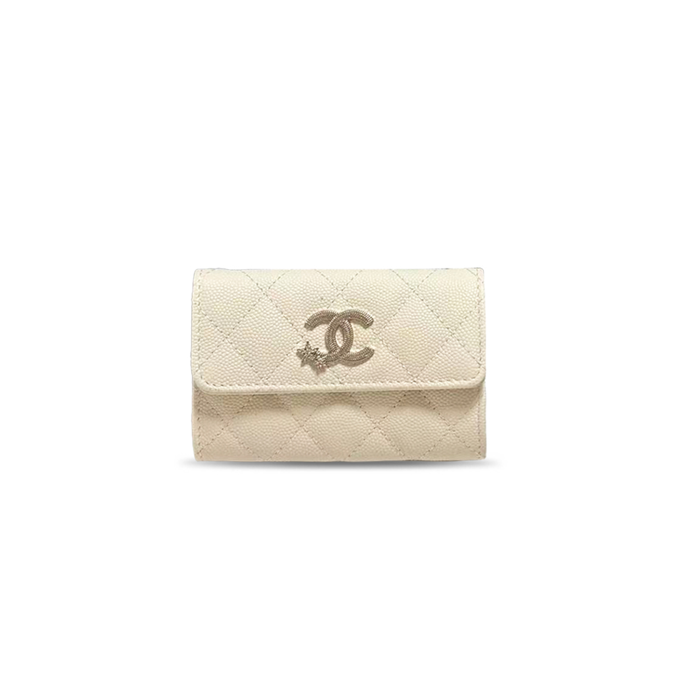 CHANEL 25B CC COMET LOGO FLAP CARD HOLDER AP4812 (11*8.5*3cm)